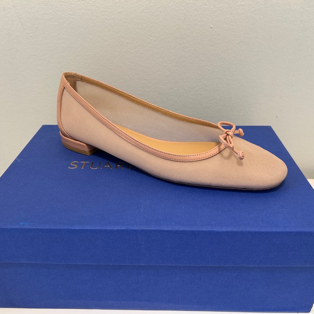 New Stuart Weitzman Women’s Arabella Mesh Ballet Flat US 6.5 B NIB - Picture 8 of 16